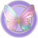 Suport universal pentru telefon PopSockets Enamel Butterfly Prism, Extensibil, Multicolor 3 - lerato.ro
