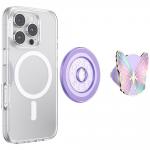 Suport universal pentru telefon PopSockets Enamel Butterfly Prism, Extensibil, Multicolor 6 - lerato.ro