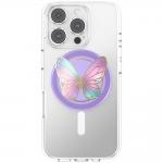 Suport universal pentru telefon PopSockets Enamel Butterfly Prism, Extensibil, Multicolor 9 - lerato.ro
