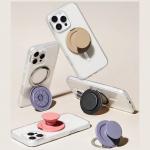 Suport universal pentru telefon PopSockets Kick-Out Grip Latte, Extensibil, Bej 3 - lerato.ro