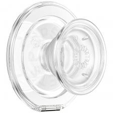 Suport universal pentru telefon PopSockets Kick-Out Grip, Extensibil, Transparent
