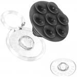 Suport universal pentru telefon PopSockets PopTop Translucent Suck-Up, Extensibil, Negru 3 - lerato.ro