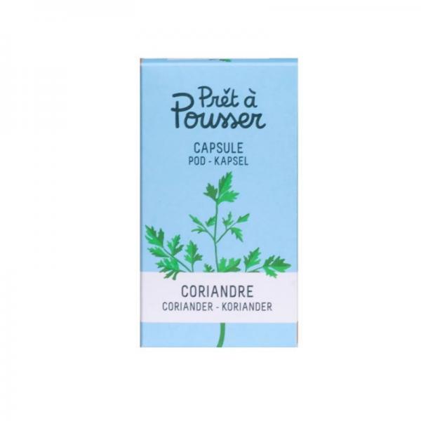 Pachet seminte organice Pret a Pousser Coriander Pod, 35 grame, Coriandru, Verde 1 - lerato.ro