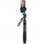 Selfie stick cu trepied si telecomanda Proove pentru telefon, Reglabil, 1.5m, Negru 5 - lerato.ro