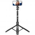 Selfie stick cu trepied si telecomanda Proove pentru telefon, Reglabil, 1.5m, Negru 7 - lerato.ro