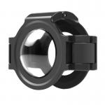 Capac de protectie din sticla optica PULUZ PU819 compatibil cu camera Insta360 X3, Negru/Transparent 2 - lerato.ro