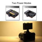 Lampa LED PU4096 Puluz pentru Camera Foto/Video, 1800 Lumeni, 104 Leduri, Cu 2 Moduri de Lumina Alb/Portocaliu, Negru 9 - lerato.ro