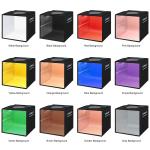Mini studio portabil Lightbox PU5025B PULUZ, LED-uri incorporate, fundaluri multiple, fotografie/mini-filmulete de produs, 25x25cm, Negru
