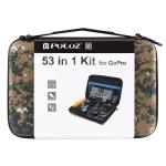 Kit 53+1 Accesorii PKT27 Puluz Pentru Camera Video Sport DJI Osmo Action, GoPro, Cutie Depozitare, Camuflaj 13 - lerato.ro