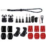 Kit 43+1 Accesorii PKT47 Puluz Pentru Camera Video Sport DJI Osmo Pocket, GoPro, Cutie Depozitare, Negru 8 - lerato.ro
