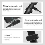 Set microfoane tip lavaliera PU3151B Puluz si recepetor cu USB-C, Omnidirectional, USB-C, Wireless, 2 bucati, Negru 7 - lerato.ro