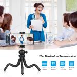 Set microfoane tip lavaliera PU3151B Puluz si recepetor cu USB-C, Omnidirectional, USB-C, Wireless, 2 bucati, Negru 11 - lerato.ro