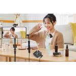 Microfon wireless PULUZ PU3153B, 1 TX si 1 RX, USB-C, 300 mAh, Negru 4 - lerato.ro
