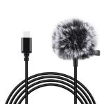 Microfon tip lavaliera PU425 Puluz, Wired Condenser Recording, USB-C, Lungime 1.5m, Negru 2 - lerato.ro