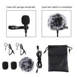 Microfon tip lavaliera PU425 Puluz, Wired Condenser Recording, USB-C, Lungime 1.5m, Negru 9 - lerato.ro