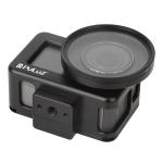 Carcasa protectie PU393B Puluz cu lentila cu filtru UV pentru camera video sport DJI Osmo Action, Aluminiu, Negru 3 - lerato.ro