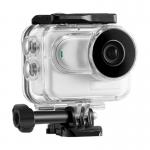 Carcasa waterproof cu sistem de prindere Puluz PU877T compatibila cu camera Insta360 GO 3, 60 metri adancime, Transparent 2 - lerato.ro