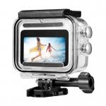 Carcasa waterproof cu sistem de prindere Puluz PU877T compatibila cu camera Insta360 GO 3, 60 metri adancime, Transparent 3 - lerato.ro