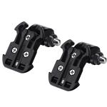 Set suporturi J-hook PU20 Puluz pentru GoPro, Xiaoyi si alte Camere Video Sport, 2 bucati, Negru 7 - lerato.ro