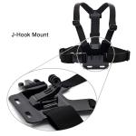 Set suporturi J-hook PU20 Puluz pentru GoPro, Xiaoyi si alte Camere Video Sport, 2 bucati, Negru 3 - lerato.ro