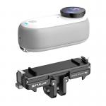 Suport baza PULUZ PU973B compatibil cu camera video Insta360 GO 3 / GO 3S, Plastic ABS, Negru 4 - lerato.ro