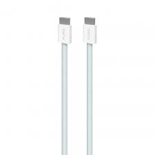 Cablu pentru incarcare si transfer de date Puro Fabrik, 2x USB-C, 60W, 480Mbps, 1.5m, Albastru