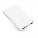 Baterie externa Puro White, 10000mAh, 12W, 2x USB-A, 1x  USB-C, Cablu USB-A la USB-C 20cm inclus, Alb 3 - lerato.ro
