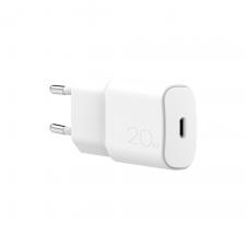 Incarcator retea Puro White, 20W, 1xUSB-C, Fast Charging, Alb