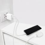 Incarcator retea Puro, 1x USB-A, 1x USB-C, Power Delivery 25W, 3A, Quick Charge, Alb 3 - lerato.ro