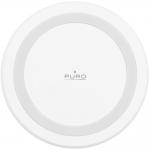 Incarcator wireless Puro Wireless Charger, PD 15W, 2A, Quick Charging, USB-C, Alb 7 - lerato.ro