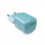 Incarcator retea Puro GaN, 20W, 3A, 1xUSB-C, Fast Charging, Verde 2 - lerato.ro