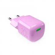 Incarcator retea Puro GaN, 20W, 3A, 1xUSB-C, Fast Charging, Pink