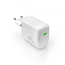 Incarcator retea Puro Super Mini, 1x USB-C, Power Delivery 45W, Quick Charge, Alb