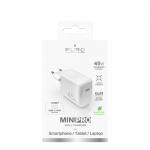 Incarcator retea Puro Super Mini, 1x USB-C, Power Delivery 45W, Quick Charge, Alb 3 - lerato.ro