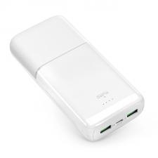 Baterie externa Puro DAILY 20 PLUS 20000mAh, 22.5W, 2x USB-A / 1x USB-C 22.5W PD AFC, Alb