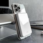 Baterie externa Puro Mag Plus Qi2 5000mAh, 20W, USB-C, Wireless, Alb 3 - lerato.ro