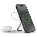Baterie externa Puro 10000mAh, 20W, USB-C, MagSafe, Alb 3 - lerato.ro