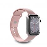 Set 2 curele Puro Icon Silicone compatibila cu Apple Watch 38/40/41mm, Roz 2 - lerato.ro