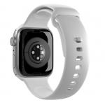 Set 2 curele Puro Icon Silicone compatibila cu Apple Watch 42/44/45/49mm, Alb 3 - lerato.ro