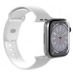 Set 2 curele Puro Icon Silicone compatibila cu Apple Watch 42/44/45/49mm, Alb 8 - lerato.ro