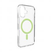 Carcasa Puro Lite Green Ring cu MagSafe compatibila cu iPhone 17, Transparent