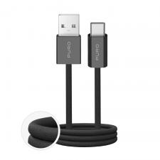 Cablu pentru incarcare si transfer de date Puro Fabrik 2.0, USB-A la USB-C, 10W, 1.5m, Negru