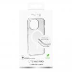 Carcasa Puro Lite Mag Pro cu MagSafe compatibila cu iPhone 15 Pro, Transparent 3 - lerato.ro