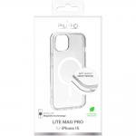 Carcasa Puro Lite Mag Pro cu MagSafe compatibila cu iPhone 15, Transparent 3 - lerato.ro