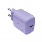 Incarcator retea Puro Pro Lite, USB-C, 30W, Mov 2 - lerato.ro