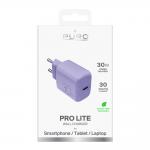 Incarcator retea Puro Pro Lite, USB-C, 30W, Mov 3 - lerato.ro