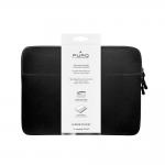 Husa din neopren Puro Slim Pocket compatibila cu laptop 13 inch, Negru 3 - lerato.ro