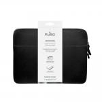 Husa din neopren Puro Slim Pocket compatibila cu laptop 14 inch, Negru 3 - lerato.ro