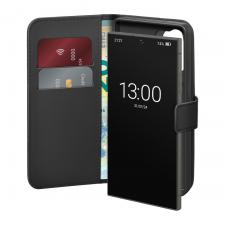 Carcasa flip cover Puro Eco-Leather Wallet compatibila cu Samsung Galaxy S26 Ultra, Negru