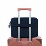 Geanta din material textil Puro Lite compatibila cu laptop 16 inch, Dark Blue 4 - lerato.ro